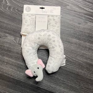 Baby Elephant Car Seat Neck Pillow & Straps